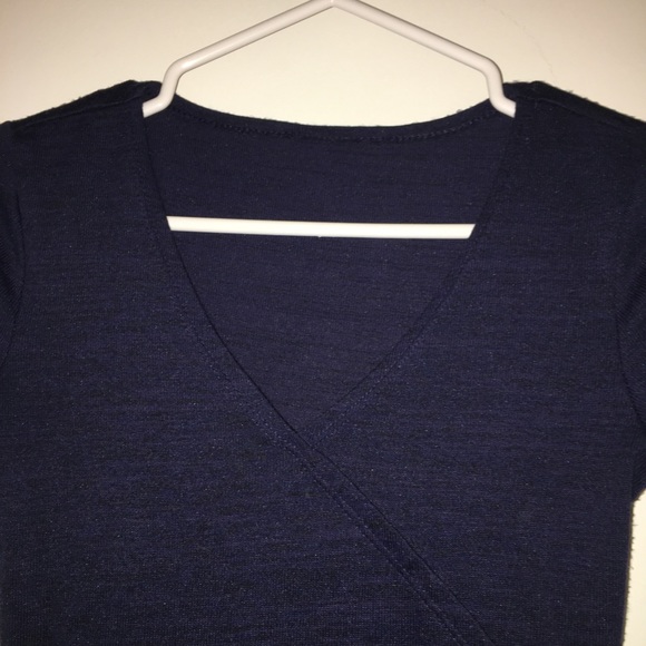 Blue v neck body suit - Picture 2 of 5